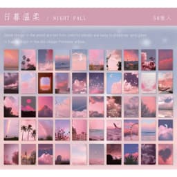 The New 366pcs Of Color Van Gogh Stickers Plant Kraft Paper Diary Aesthetic Collage material Labels Art Supplies Material Paper
