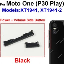 For Motorola MOTO One Action One Hyper One Macro One Fusion Plus On Off Power Button Volume Switch Side Key Parts