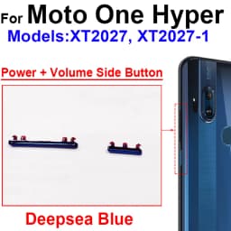 For Motorola MOTO One Action One Hyper One Macro One Fusion Plus On Off Power Button Volume Switch Side Key Parts
