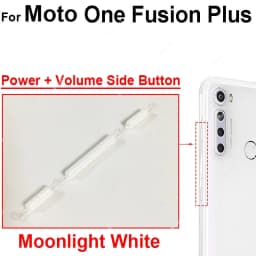 For Motorola MOTO One Action One Hyper One Macro One Fusion Plus On Off Power Button Volume Switch Side Key Parts