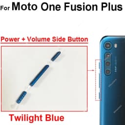For Motorola MOTO One Action One Hyper One Macro One Fusion Plus On Off Power Button Volume Switch Side Key Parts