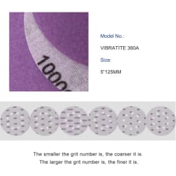 5 Inch Sanding Disc Hook Loop 60-10000 Grit Sandpaper Aluminum for Wood Furniture Finishing Metal Grinding Automotive Polishing