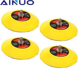 1"2"3" Back-up Sanding Pad Sander Backing Plate Hook Loop Sanding Discs M6 Thread Polishing & Grinding Abrasive Power Tools