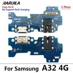 New For Samsung A02 A02S A12 A21 A22 A32 4G 5G USB Charger Port Jack Dock Connector Charging Board Flex Cable With Microphone