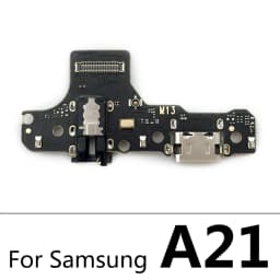 New For Samsung A02 A02S A12 A21 A22 A32 4G 5G USB Charger Port Jack Dock Connector Charging Board Flex Cable With Microphone