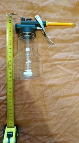 Oiler for Greasing Transparent Oil Can Lubrication High Pressure Pump Oiler Lubricating Oil Plastic Machine 250ml Grease Gun