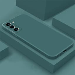 Liquid Silicone Case Original For Samsung Galaxy S21 S22 S23 S24 Ultra S8 S9 S10 Note 8 9 10 20 Plus Shockproof Cover TPU