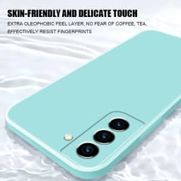 Liquid Silicone Case Original For Samsung Galaxy S21 S22 S23 S24 Ultra S8 S9 S10 Note 8 9 10 20 Plus Shockproof Cover TPU