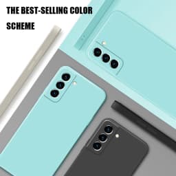 Liquid Silicone Case Original For Samsung Galaxy S21 S22 S23 S24 Ultra S8 S9 S10 Note 8 9 10 20 Plus Shockproof Cover TPU