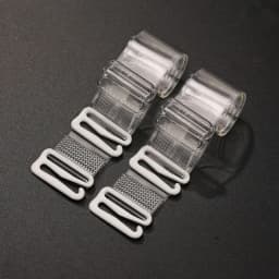 1/5Pairs /set Transparent Bra Buckle Belts Shoulder Straps Silicone Bra Strap Adjustable Women Intimates Accessories