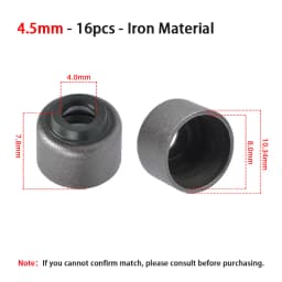 16pc 3.5mm 4mm 4.5mm 5mm 6mm Motorcycle Engine Intake & Exhaust Valve Stem Oil Seal For Honda For Yamaha For Suzuki For Kawasaki