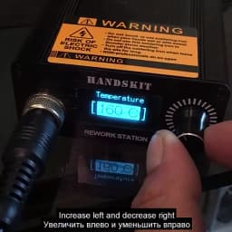 T12 Heat Guns OLED Digital Display Temperature Soldering Station Portable BGA Rework Hot Air Gun Home Diy Repair Tools