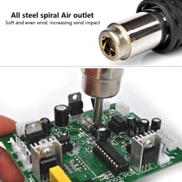 T12 Heat Guns OLED Digital Display Temperature Soldering Station Portable BGA Rework Hot Air Gun Home Diy Repair Tools