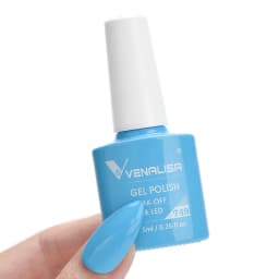 Venalisa VIP3 Semi Permanent Beauty Gel Nail Polish Top Coat Nowipe Glitter Pastel Varnish Light Purple Nail Gel Polish