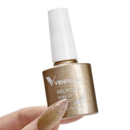 Venalisa VIP3 Semi Permanent Beauty Gel Nail Polish Top Coat Nowipe Glitter Pastel Varnish Light Purple Nail Gel Polish