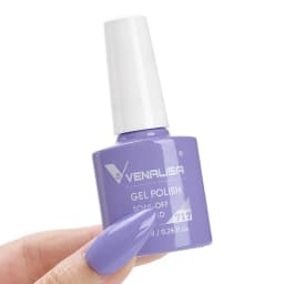 Venalisa VIP3 Semi Permanent Beauty Gel Nail Polish Top Coat Nowipe Glitter Pastel Varnish Light Purple Nail Gel Polish