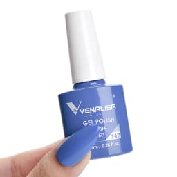 Venalisa VIP3 Semi Permanent Beauty Gel Nail Polish Top Coat Nowipe Glitter Pastel Varnish Light Purple Nail Gel Polish