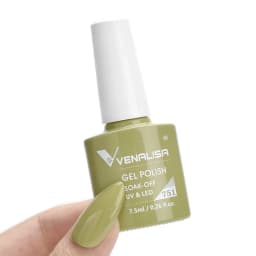 Venalisa VIP3 Semi Permanent Beauty Gel Nail Polish Top Coat Nowipe Glitter Pastel Varnish Light Purple Nail Gel Polish