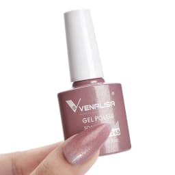 Venalisa VIP3 Semi Permanent Beauty Gel Nail Polish Top Coat Nowipe Glitter Pastel Varnish Light Purple Nail Gel Polish