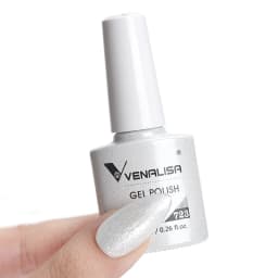 Venalisa VIP3 Semi Permanent Beauty Gel Nail Polish Top Coat Nowipe Glitter Pastel Varnish Light Purple Nail Gel Polish