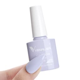 Venalisa VIP3 Semi Permanent Beauty Gel Nail Polish Top Coat Nowipe Glitter Pastel Varnish Light Purple Nail Gel Polish