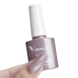 Venalisa VIP3 Semi Permanent Beauty Gel Nail Polish Top Coat Nowipe Glitter Pastel Varnish Light Purple Nail Gel Polish