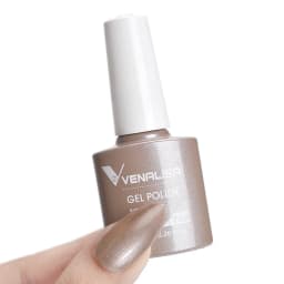 Venalisa VIP3 Semi Permanent Beauty Gel Nail Polish Top Coat Nowipe Glitter Pastel Varnish Light Purple Nail Gel Polish