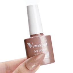 Venalisa VIP3 Semi Permanent Beauty Gel Nail Polish Top Coat Nowipe Glitter Pastel Varnish Light Purple Nail Gel Polish