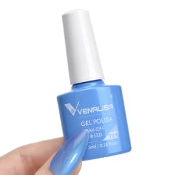 Venalisa VIP3 Semi Permanent Beauty Gel Nail Polish Top Coat Nowipe Glitter Pastel Varnish Light Purple Nail Gel Polish