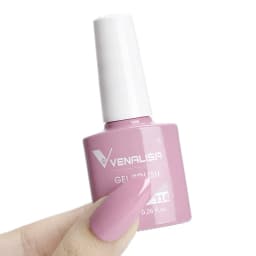 Venalisa VIP3 Semi Permanent Beauty Gel Nail Polish Top Coat Nowipe Glitter Pastel Varnish Light Purple Nail Gel Polish