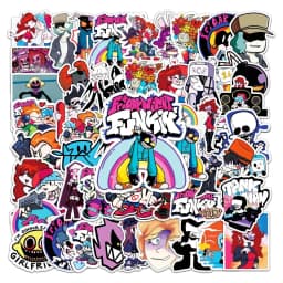 10/30/50pcs Friday Night Funkin Stickers Boyfriend Girlfriend Daddy Mommy Monster Pico Spirit Senpai Skid and Pump Decals Toys