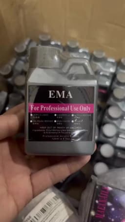 120ml/Bottle EMA Acrylic Liquid Monomer Crystal Nail Supplies for Professional Dipping Carving Nail Art Extension Acrylic Powder