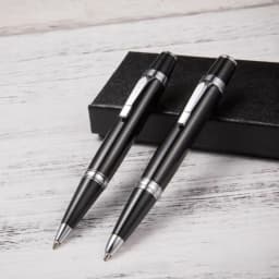 Luxury Metal Mini Ballpoint Pen Signature Business Office Supplies Student Stationery Writing Gift