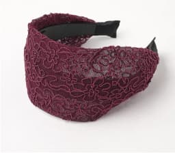 New Fashion Gradient Wide-sided Lace Simple Breathable Toothed Non-slip Headband for Women Girl Hair Accessories Headwear