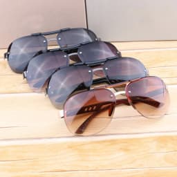 Classic Gradient Lens Sunglasses Men Women Luxury Driving Pilot Sunglasses Fashion Rimless Sun Glasses Female Male Eyewear