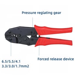 RG58 RG59 RG62 Coax Cable Crimping Plier SMA BNC Crimping Tool 1.7-6.5mm Coaxial Connector Crimping