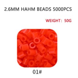 2.6mm/5000pcs/bag Hama Beads Perler DIY Kids Iron Beads Fuse Handmade Gift Children Toy