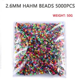 2.6mm/5000pcs/bag Hama Beads Perler DIY Kids Iron Beads Fuse Handmade Gift Children Toy