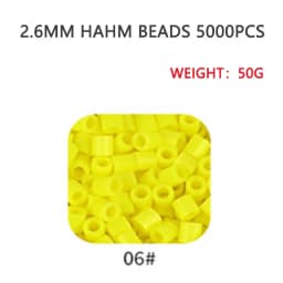 2.6mm/5000pcs/bag Hama Beads Perler DIY Kids Iron Beads Fuse Handmade Gift Children Toy