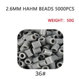 2.6mm/5000pcs/bag Hama Beads Perler DIY Kids Iron Beads Fuse Handmade Gift Children Toy