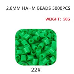 2.6mm/5000pcs/bag Hama Beads Perler DIY Kids Iron Beads Fuse Handmade Gift Children Toy