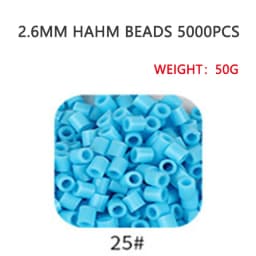 2.6mm/5000pcs/bag Hama Beads Perler DIY Kids Iron Beads Fuse Handmade Gift Children Toy