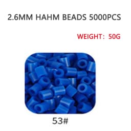 2.6mm/5000pcs/bag Hama Beads Perler DIY Kids Iron Beads Fuse Handmade Gift Children Toy
