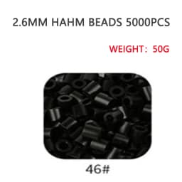 2.6mm/5000pcs/bag Hama Beads Perler DIY Kids Iron Beads Fuse Handmade Gift Children Toy
