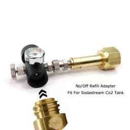 New Soda & Stream Co2 Cylinder Tank Refill Adapter Adaptor Filling Station W21.8-14 Or CGA320
