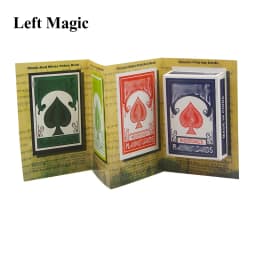 Funny 3D Advertising Magic Tricks Card Deck Appearing Magia Magician Close Up Gimmick Props Mentalism Comedy Classic toy