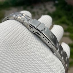 STEELDIVE SD1970 Automatic Turtle Dive Watch Replacement Bracelet 20MM Fully Brushed Signed Buckle Folding Clasp with Safety