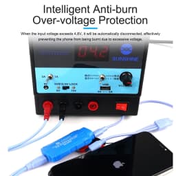 SS-905D V9.0 Service DC Power Supply Current Testing Cable For Android iPhone 6G~15/Plus/Pro Max IPhone Power Boot Control Line