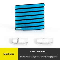 Magnetic Lock No tie Shoe laces Double color Elastic Shoelaces Sneakers for Shoelace Kids Adult Laces One Size Fits All Shoes