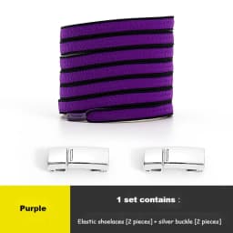 Magnetic Lock No tie Shoe laces Double color Elastic Shoelaces Sneakers for Shoelace Kids Adult Laces One Size Fits All Shoes